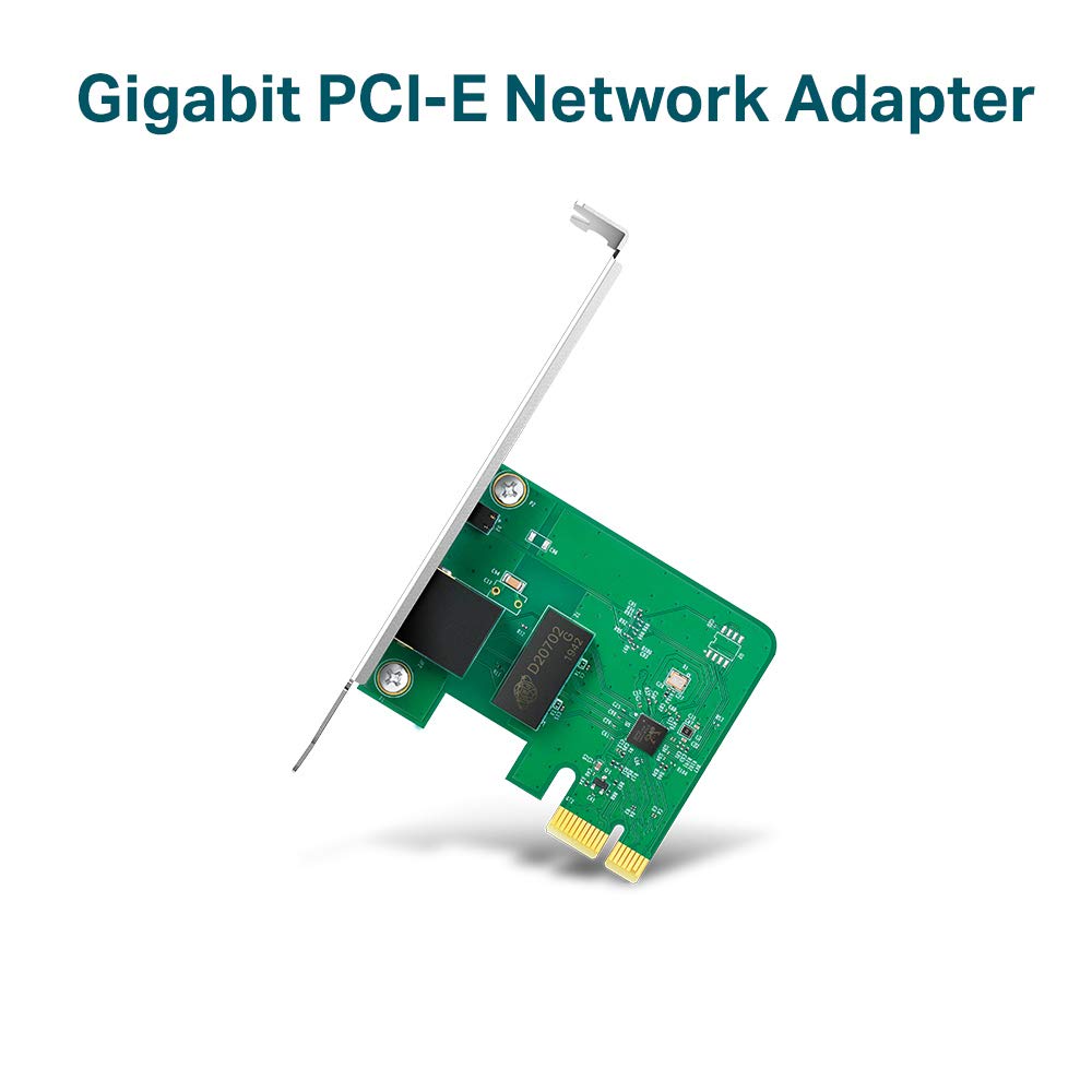 TP-Link 10/100/1000Mbps Gigabit Ethernet PCI Express Network Card (TG-3468), PCIE Network Adapter, Network Card, Ethernet Card for PC, Win10/11 Supported
