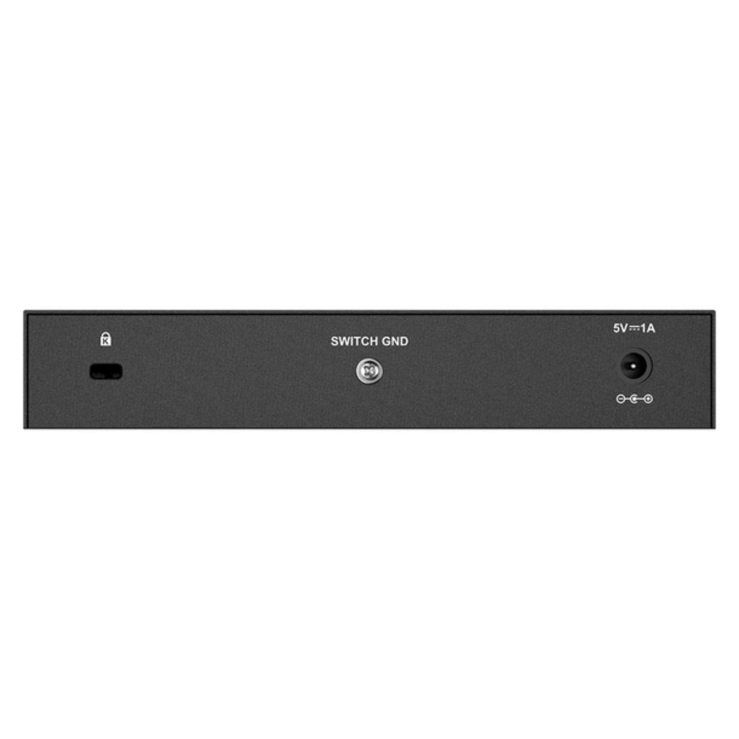 D-Link Ethernet Switch, 5 Port Gigabit Unmanaged Metal Desktop Plug and Play Compact (DGS-105),Black