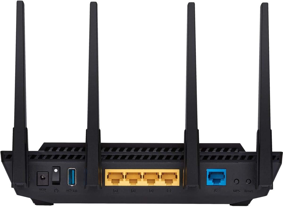 ASUS RT-AX58U Dual Band WIFI Router (RT-AX3000) (Renewed)
