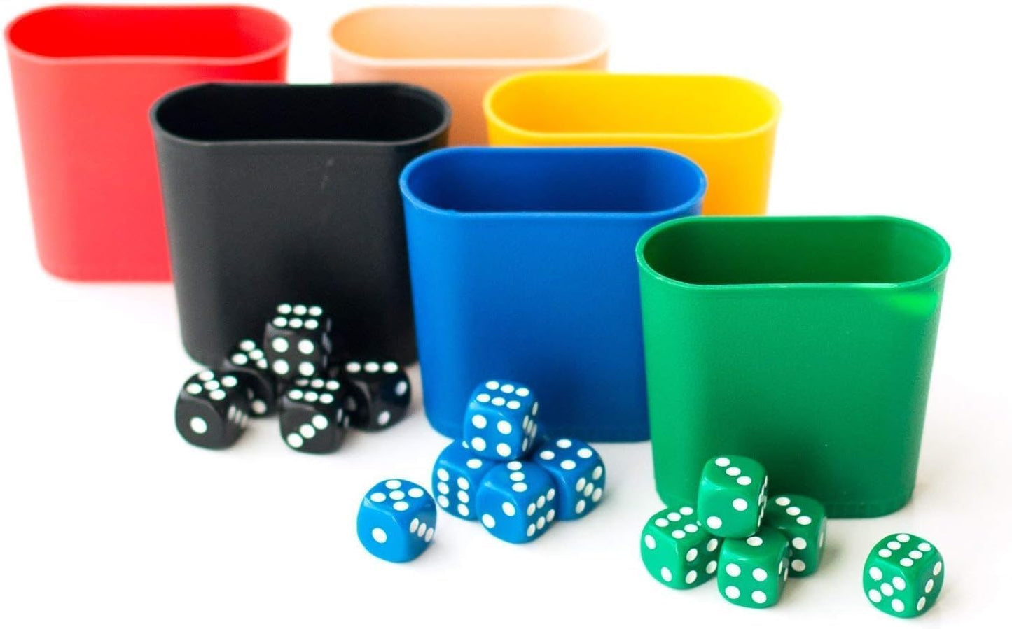 Farkel Party Classic Dice Game | Official Licensed Farkle Set | 36 Dice, 6 Cups, Score Sheets & Storage Tin | Travel Dice Game for Family Game Night | 2+ Players, Ages 8+