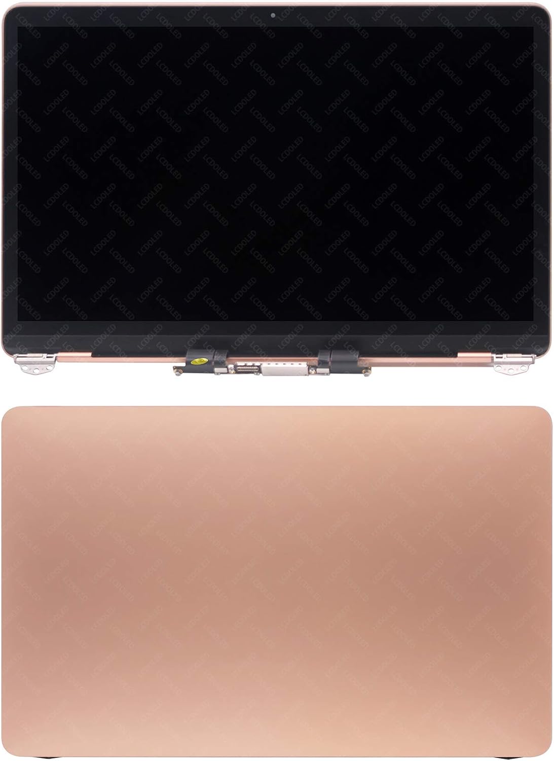 LCDOLED Replacement 13.3 inches 2560x1600 Full LCD Screen Complete Top Assembly for MacBook Air Retina 13" A1932 Late 2018 2019 EMC 3184 (Rose Gold)