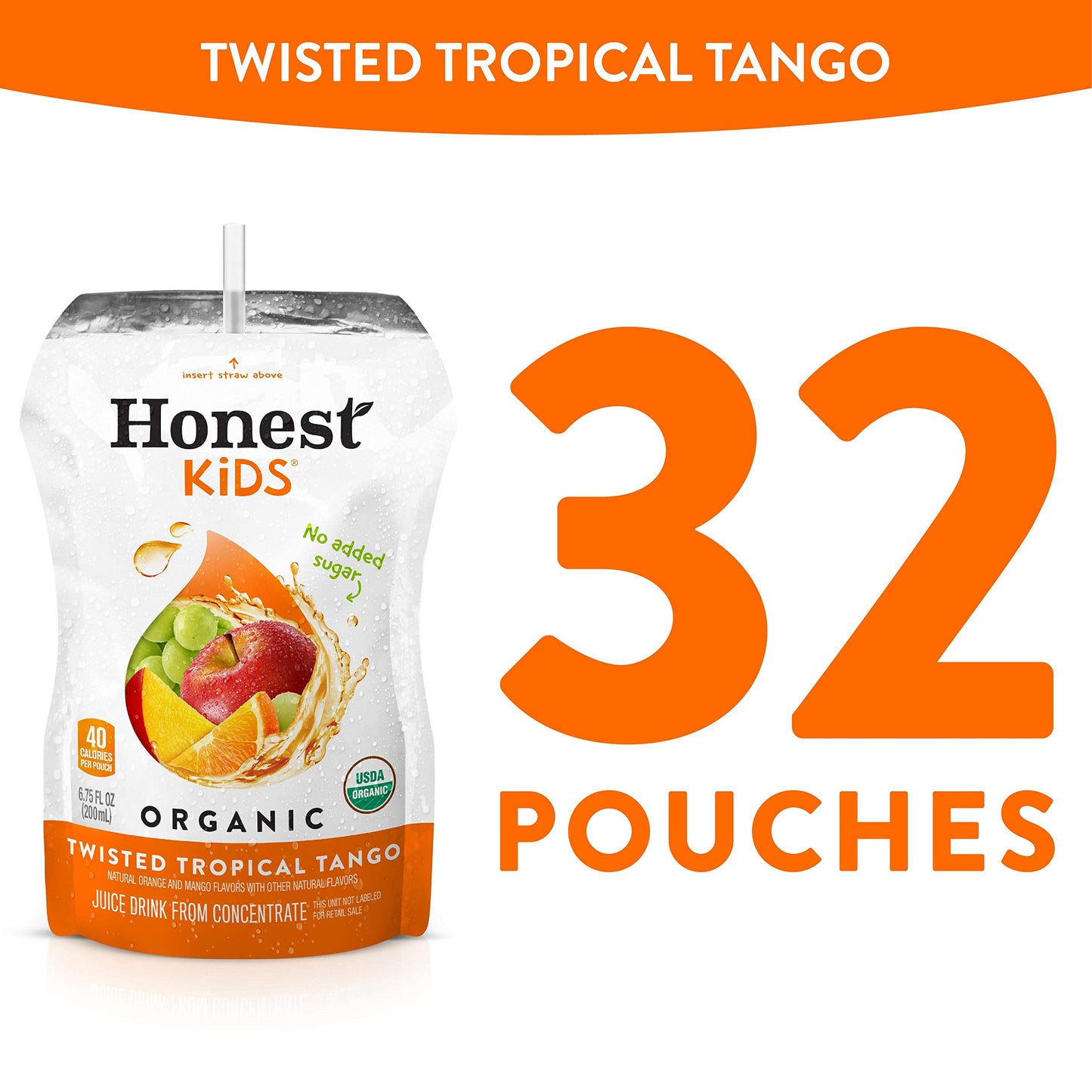 Honest Kids Variety Pack Organic Fruit Juice Drink, 675 fl oz, 32 Pack