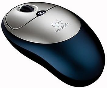 Logitech Cordless Click! Optical Mouse (Blue Satin)