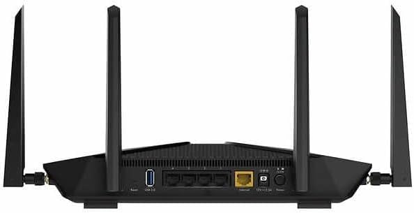 NETGEAR Nighthawk AX5400 WiFi 6 Router with One Year Advanced Internet Security Included, RAX54S-100NAS