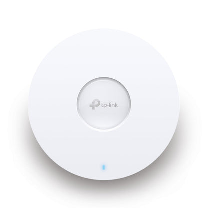 TP-Link EAP610 Omada Business WiFi 6 AX1800 Wireless Gigabit Access Point - Support Mesh, OFDMA, Seamless Roaming & MU-MIMO, SDN Integrated, Cloud Access & Omada App, PoE+ Powered, White, Dual-Band