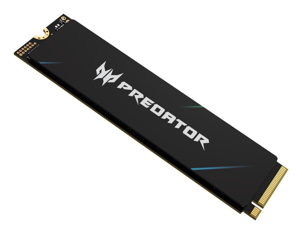 Acer Predator GM7 2TB SSD: M.2 2280 PCIe Gen 4 x4 NVMe 2.0, Read Speed Up to 7400 MB/s, Internal PC Solid State Drive for Laptop, Desktop and PS5 - BL.9BWWR.119