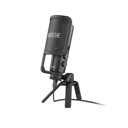 RØDE NT-USB Mini Versatile Studio-quality Condenser USB Microphone with Free Software for Podcasting, Streaming, Gaming, Music Production, Vocal and Instrument Recording,Black