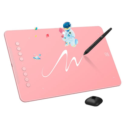 XPPen Updated Deco 01 V3 Drawing Tablet-16384 Levels of Pressure Battery-Free Stylus, 10x6 Inch OSU Graphic Tablet, 8 Hotkeys for Digital Art, Teaching, Gaming Drawing Pad for Chrome, PC, Mac, Android