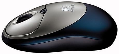 Logitech Cordless Click! Optical Mouse (Blue Satin)
