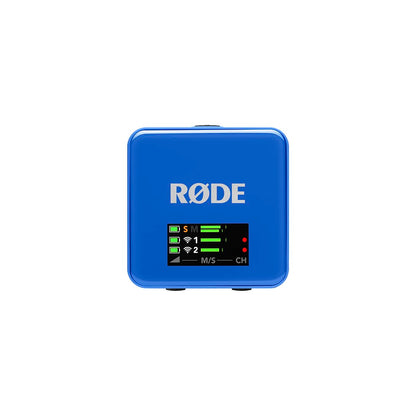 RØDE Wireless GO II Ultra-compact Dual-channel Wireless Microphone System with Built-in Microphones, On-board Recording and 200m Range for Filmmaking, Interviews and Content Creation
