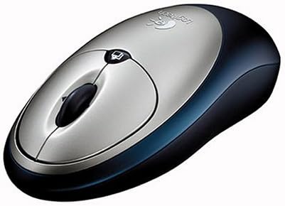 Logitech Cordless Click! Optical Mouse (Blue Satin)