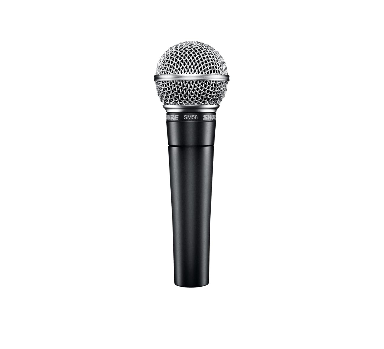 Shure SM58-LC Dynamic Vocal Microphone – Professional Handheld Cardioid XLR Mic for Singing, Live Performance, Studio Recording, Podcast & Broadcast, Black
