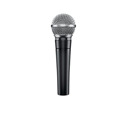 Shure SM58-LC Dynamic Vocal Microphone – Professional Handheld Cardioid XLR Mic for Singing, Live Performance, Studio Recording, Podcast & Broadcast, Black