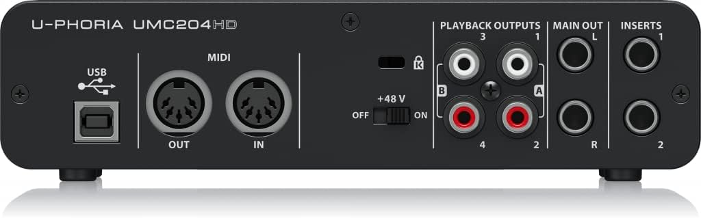Behringer umc204hd 64-bit/192khzusb Soundcard (beringa-)