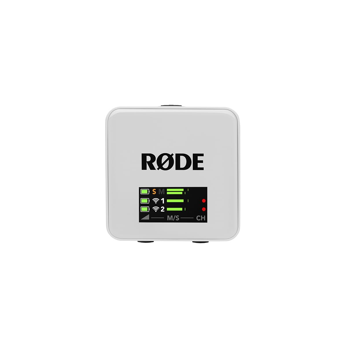 RØDE Wireless GO II Ultra-compact Dual-channel Wireless Microphone System with Built-in Microphones, On-board Recording and 200m Range for Filmmaking, Interviews and Content Creation