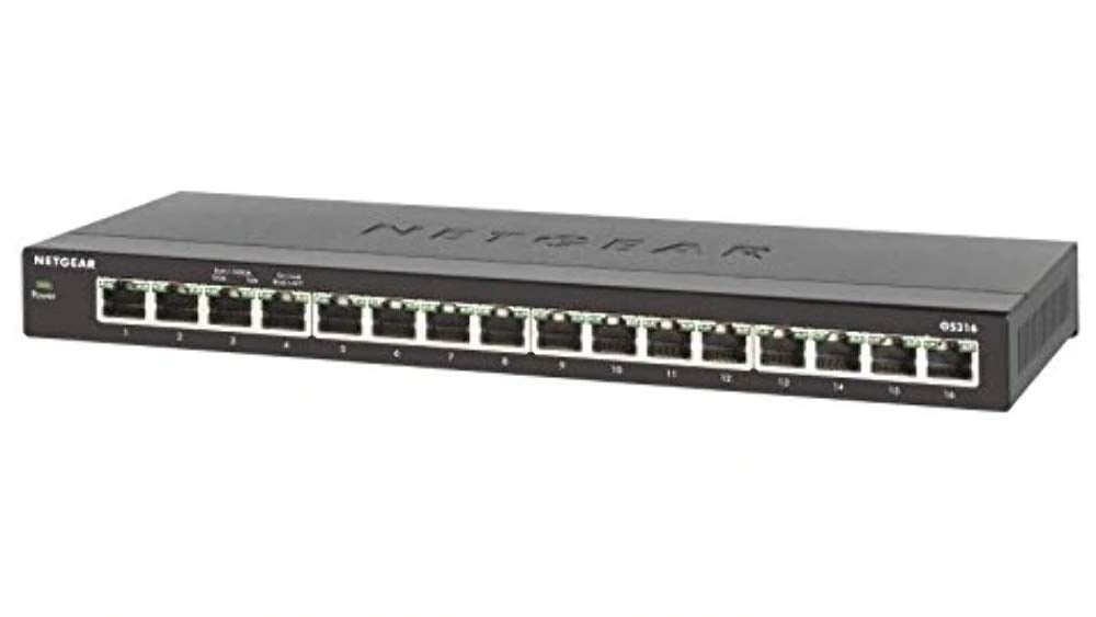 NETGEAR GS308 8-Port Gigabit Ethernet Network Switch, Hub, Internet Splitter, Desktop, Sturdy Metal, Fanless, Plug and Play