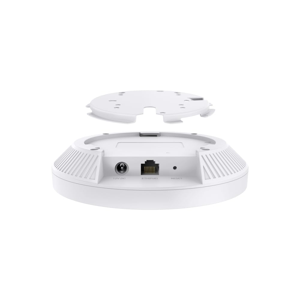 TP-Link EAP610 Omada Business WiFi 6 AX1800 Wireless Gigabit Access Point - Support Mesh, OFDMA, Seamless Roaming & MU-MIMO, SDN Integrated, Cloud Access & Omada App, PoE+ Powered, White, Dual-Band