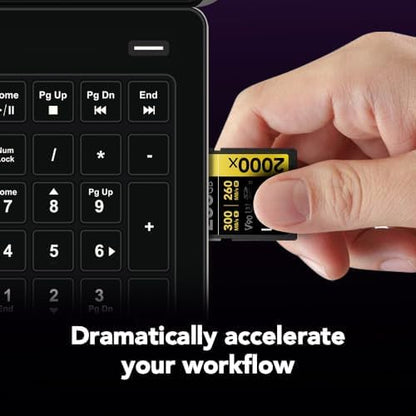 Lexar 256GB 2000x SD Memory Card, 300MB/s Read, 8K, V90, U3, UHS-II