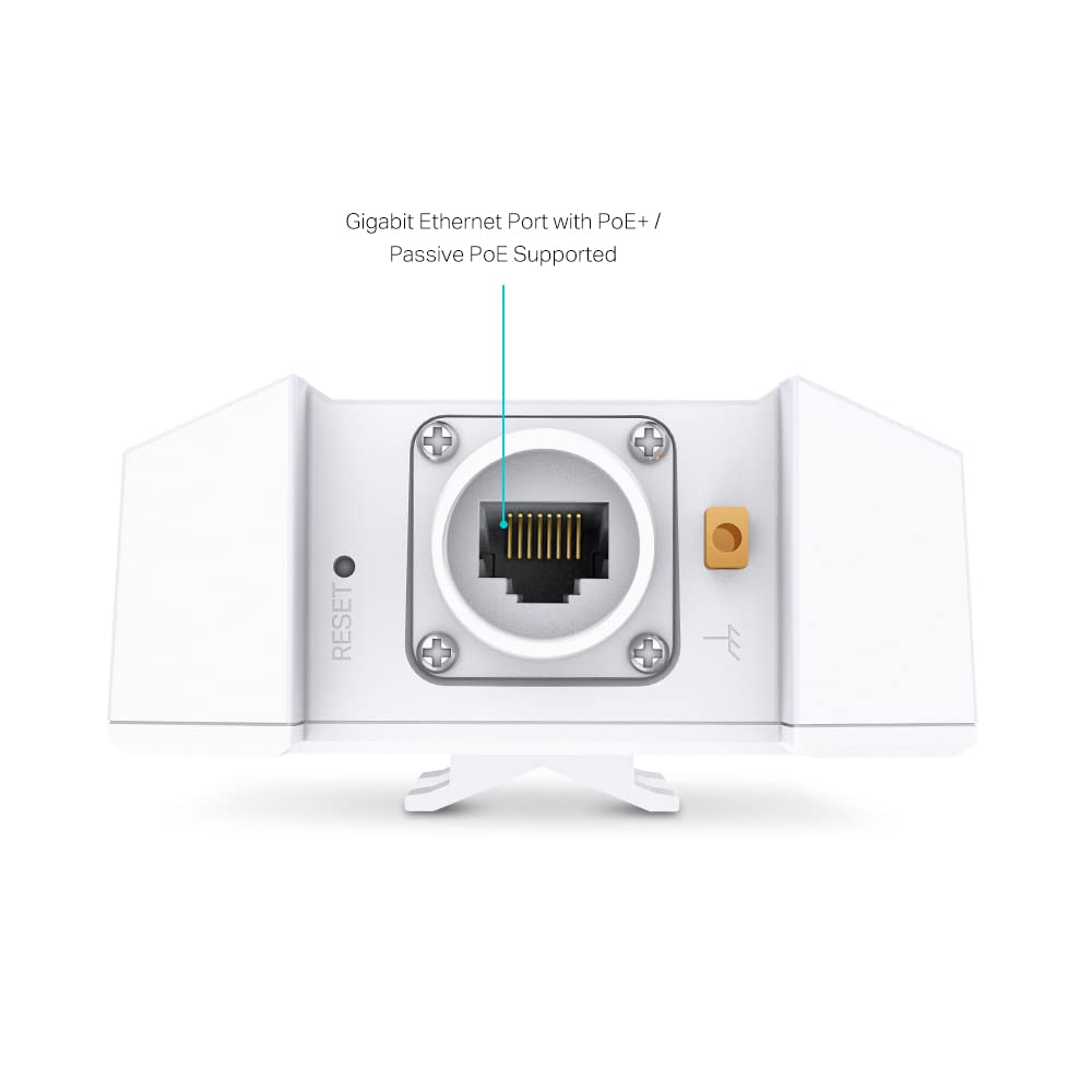 TP-Link Omada WiFi 6 Wireless Access Point - AX3000 Dual Band, 1G Port, PoE+ or DC Powered, DC Adapter Included, 5yr Warranty, Captive Portal, Mesh, WPA3, Roaming, Business WiFi Experience(EAP650)