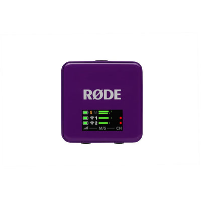 RØDE Wireless GO II Ultra-compact Dual-channel Wireless Microphone System with Built-in Microphones, On-board Recording and 200m Range for Filmmaking, Interviews and Content Creation