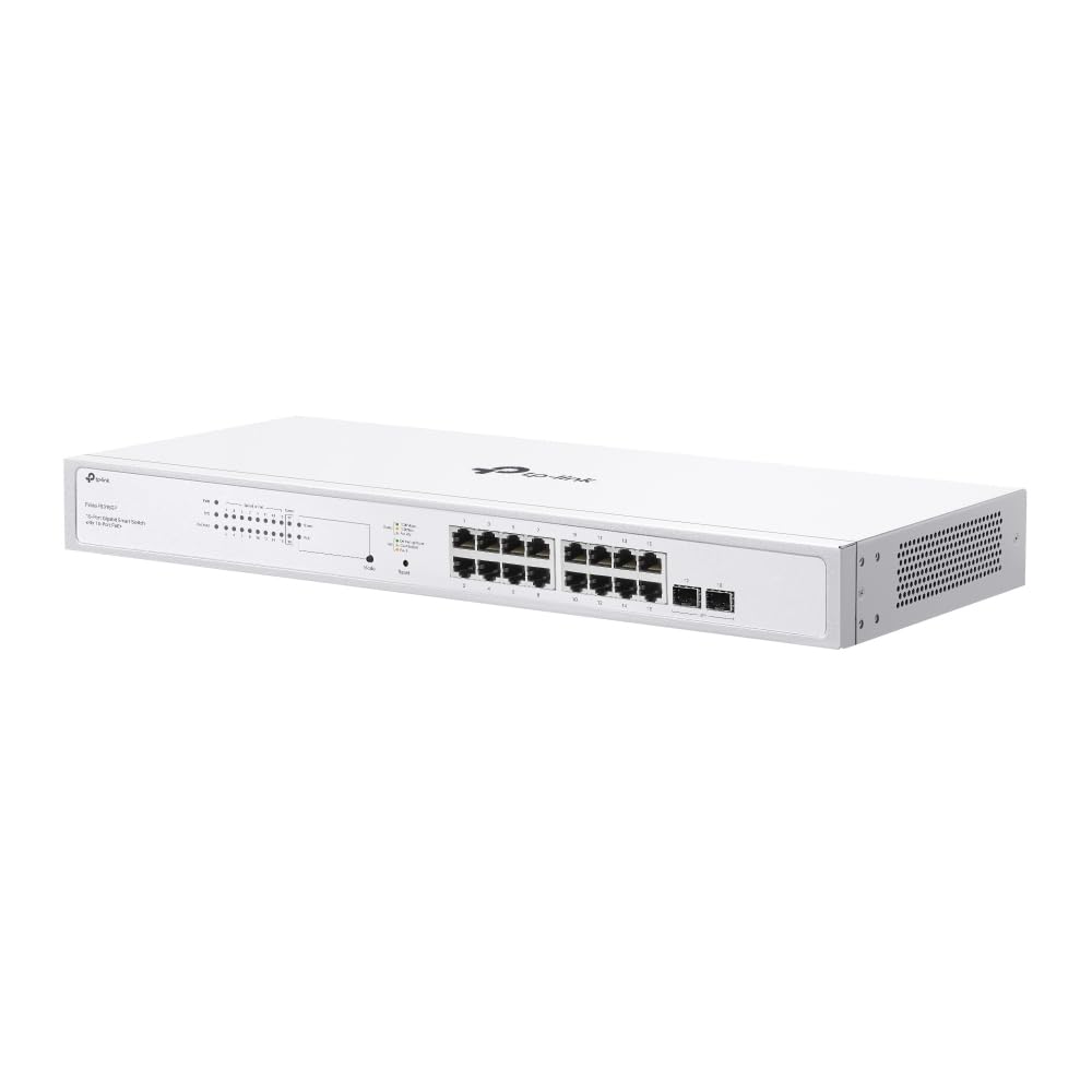TP-Link TL-SG108S 8 Port Gigabit Ethernet Switch | Desktop/Wall-Mount | Plug & Play | Fanless | Sturdy Metal | 3 Year Manufacturer Warranty | 802.1p/DSCP QoS & IGMP Snooping | Compact Design