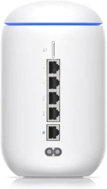 UBIQUITI UniFi Dream Router - WiFi 6 Router, USG, 2X PoE Output - UniFi OS Console (UniFi Network, Protect, Talk, Access) Up to 500Mbps WAN Speeds