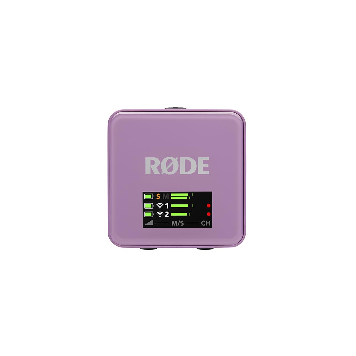 RØDE Wireless GO II Ultra-compact Dual-channel Wireless Microphone System with Built-in Microphones, On-board Recording and 200m Range for Filmmaking, Interviews and Content Creation