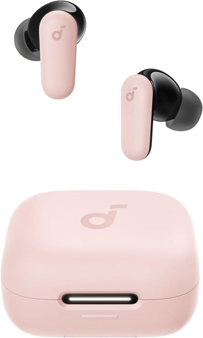 Soundcore P30i by Anker Noise Cancelling Earbuds, Strong and Smart Noise Cancelling, Powerful Bass, 45H Playtime, 2-in-1 Case and Phone Stand, IP54, Wireless Earbuds, Bluetooth 5.4 (Black)