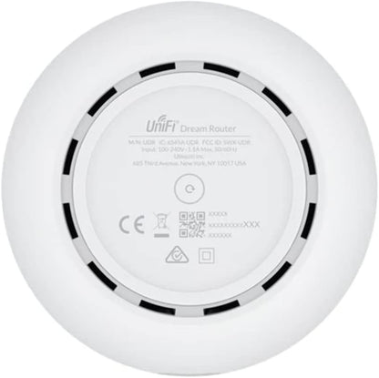 UBIQUITI UniFi Dream Router - WiFi 6 Router, USG, 2X PoE Output - UniFi OS Console (UniFi Network, Protect, Talk, Access) Up to 500Mbps WAN Speeds