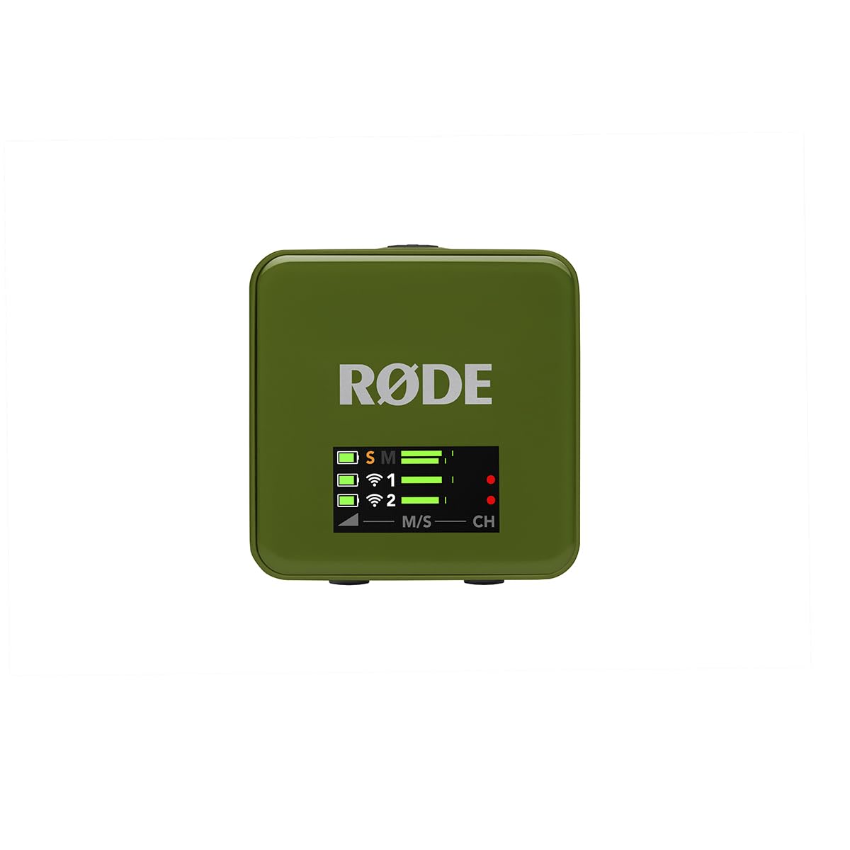 RØDE Wireless GO II Ultra-compact Dual-channel Wireless Microphone System with Built-in Microphones, On-board Recording and 200m Range for Filmmaking, Interviews and Content Creation