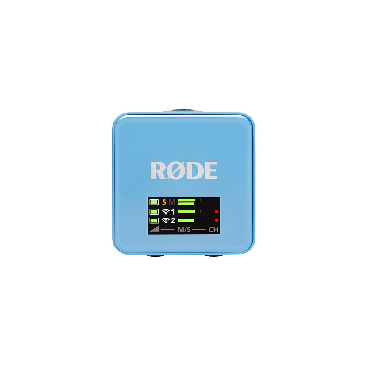 RØDE Wireless GO II Ultra-compact Dual-channel Wireless Microphone System with Built-in Microphones, On-board Recording and 200m Range for Filmmaking, Interviews and Content Creation