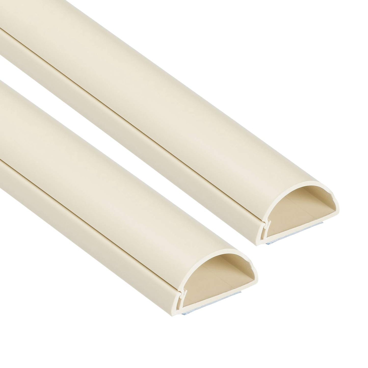 D-Line Cable Raceway On-Wall Cord Cover | 1D3015W | Surface Mount Electrical Channel to Hide and Conceal Cords, Cables, and Wires | White, Paintable