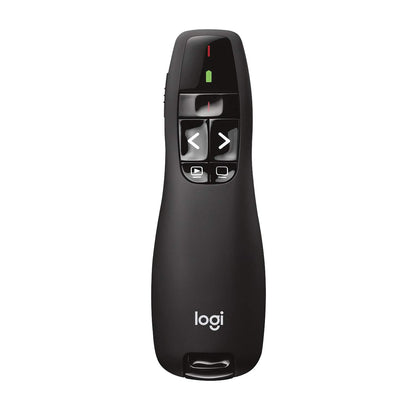 Logitech Wireless Presenter R800, PowerPoint Clicker with Green Laser Pointer, Wireless Presentation Clicker Remote