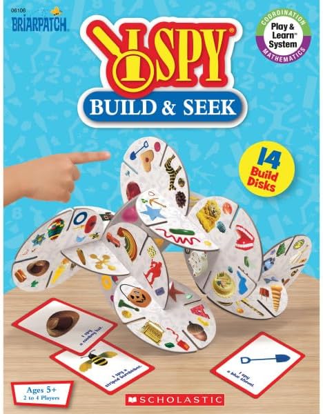 Briarpatch, I SPY Build & Seek Game, Based on Book Series I SPY, Early Learning Game, Seek-and-Find Activity, Kid's Gift