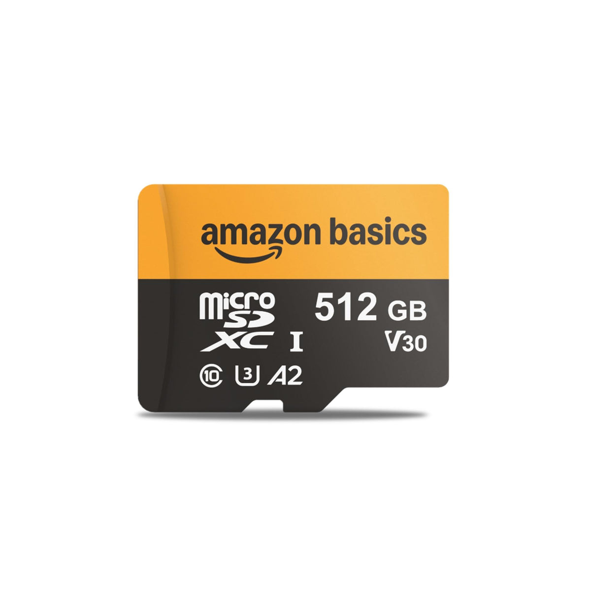 Amazon Basics 128GB microSDXC Memory Card with Adapter for Smartphones, Drones, Cameras, Full HD, Read Speed Up to 200MB/s, 1-Pack