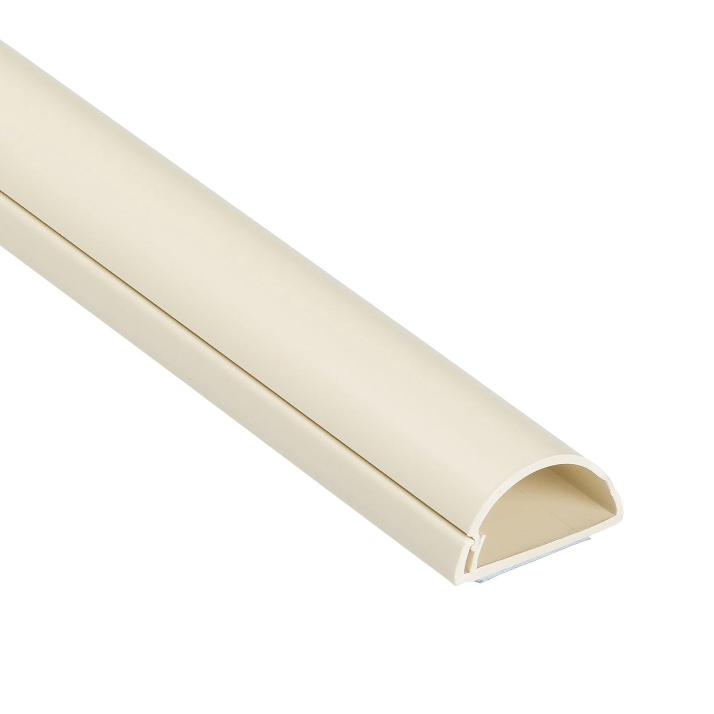 D-Line Cable Raceway On-Wall Cord Cover | 1D3015W | Surface Mount Electrical Channel to Hide and Conceal Cords, Cables, and Wires | White, Paintable