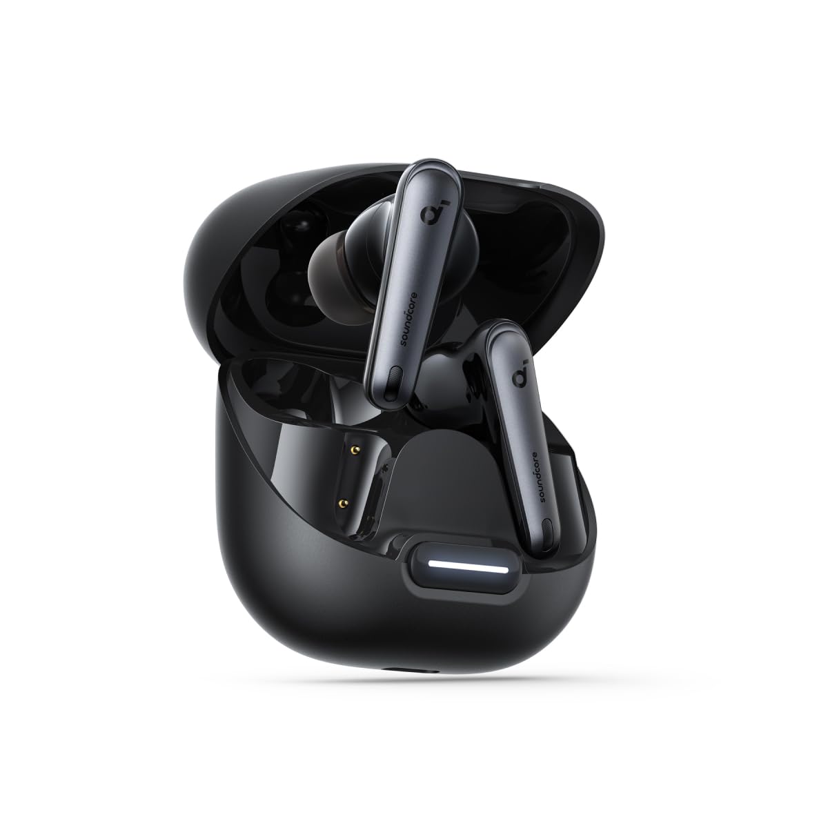 Soundcore by Anker Liberty 4 NC Wireless Noise Cancelling Earbuds, 98.5% Noise Reduction, Adaptive Noise Cancelling to Ears and Environment, Hi-Res Sound, 50H Battery, Wireless Charging (Renewed)