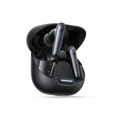 Soundcore by Anker Liberty 4 NC Wireless Noise Cancelling Earbuds, 98.5% Noise Reduction, Adaptive Noise Cancelling to Ears and Environment, Hi-Res Sound, 50H Battery, Wireless Charging (Renewed)