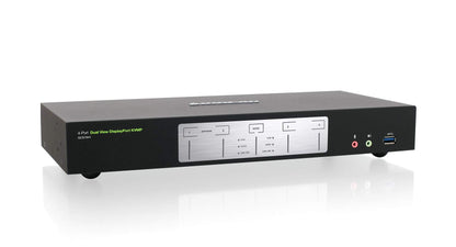 IOGEAR 2-Port USB HDMI Cabled KVM Switch - 1920 x 1200 60Hz - Hotkey or Remote Button Switch - 2.1 Stereo - USB 2.0 Mouse Port Can Be Used As USB Hub and USB Peripheral Sharing - Mac / Win - GCS62HU
