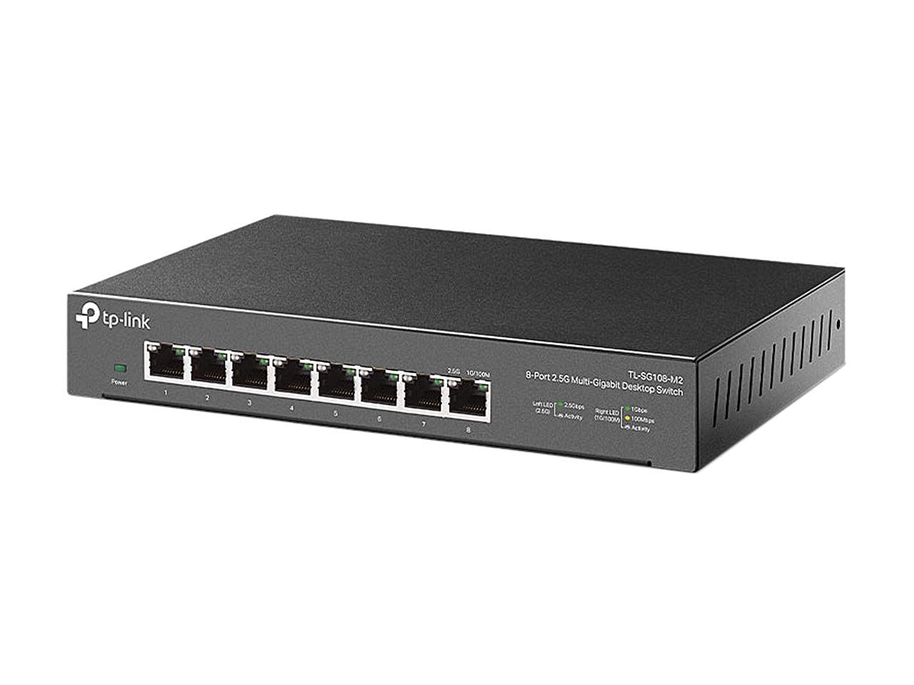 TP-Link TL-SG105-M2 - 5 Port Multi-Gigabit Unmanaged Network Switch, Ethernet Splitter, 2.5G Bandwidth, Plug & Play, Desktop/Wall-Mount, Fanless Metal Design, Free Expert Help