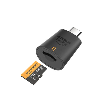 Amazon Basics 128GB microSDXC Memory Card with Adapter for Smartphones, Drones, Cameras, Full HD, Read Speed Up to 200MB/s, 1-Pack