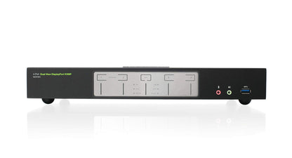 IOGEAR 2-Port USB HDMI Cabled KVM Switch - 1920 x 1200 60Hz - Hotkey or Remote Button Switch - 2.1 Stereo - USB 2.0 Mouse Port Can Be Used As USB Hub and USB Peripheral Sharing - Mac / Win - GCS62HU
