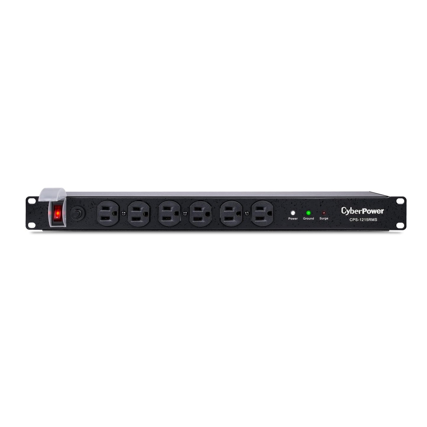 CyberPower CPS1215RMS Surge Protector, 120V/15A, 12 Outlets, 15 ft Power Cord, 1U Rackmount