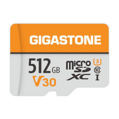 GIGASTONE 128GB Micro SD Card 2-Pack, A1 V30 4K Video Recording, Compatible with Security Camera, Dash cam, Drone, 95MB/s MicroSDXC Memory Card UHS-I Class 10, with 2 SD Adapter