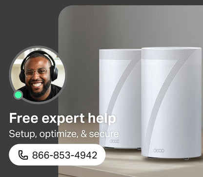 TP-Link Deco XE75 AXE5400 Tri-Band WiFi 6E Mesh System - Covers up to 5500 Sq.Ft, Replaces WiFi Router and Extender, AI-Driven Mesh, 6GHz Band, 2-Pack