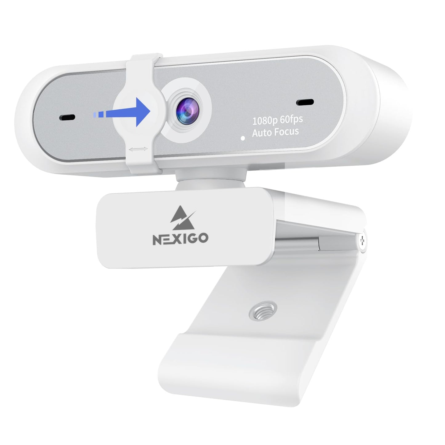 NexiGo N60 1080P Webcam with Microphone, Software Control & Privacy Cover, USB HD Computer Web Camera, Plug and Play, for Zoom/Skype/Teams, Conferencing and Video Calling