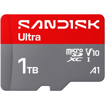 SANDISK 256GB Ultra microSD Card + Adapter, Up to 150MB/s Read Speeds