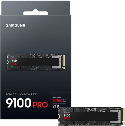 Samsung SSD 9100 PRO 2TB, PCIe 5.0x4 M.2 2280, Up to 14,700MB/s