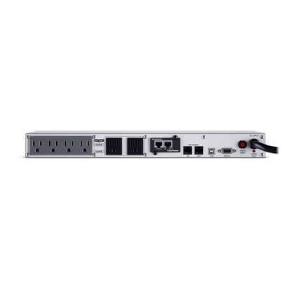 CyberPower OR500LCDRM1U Smart App LCD UPS Battery Backup and Surge Protector, 500VA/300W, 6 Outlets, AVR, 1U Rackmount, UL Certified