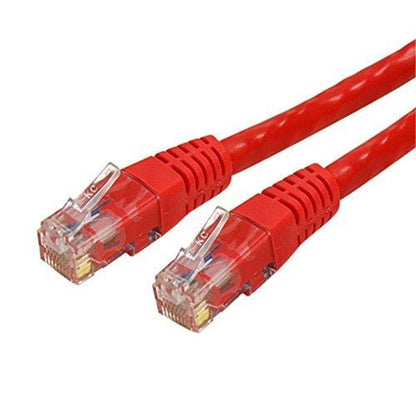 StarTech 6ft CAT6 Ethernet Cable - White CAT 6 Gigabit Ethernet Wire -250Mhz 100W PoE RJ45 UTP Molded Network Patch Cord with Strain Relief (C6PATCH6WH)